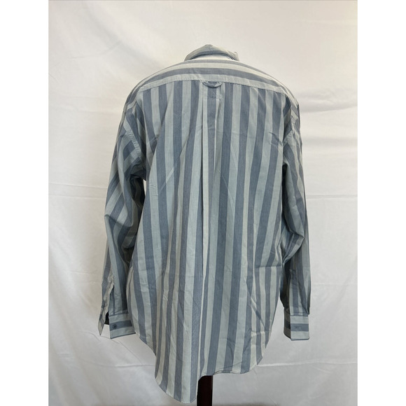 Vintage Levi's Shirt Adult Large Blue Long Sleeve Button Down Big E Silver Label - Picture 2 of 12